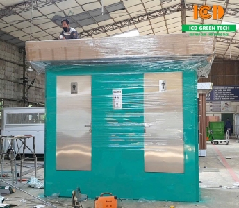 Bàn giao nhà vệ sinh di động 2 buồng tại THANH HÓA