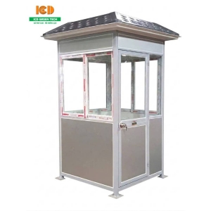 Bốt gác bảo vệ khung thép mái composite