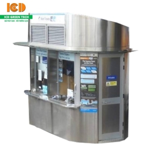 Cabin bán vé bằng inox cao cấp GAT-1625