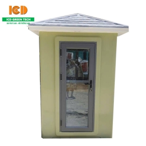 Cabin bảo vệ nhựa Composite cửa xingfa kính cường lực NHCLXF