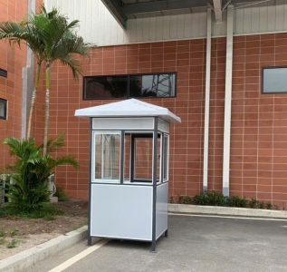 Cabin khung thép ốp alu – Mái composite hiện đại, bền bỉ