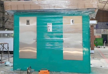 Bàn giao nhà vệ sinh di động 2 buồng tại THANH HÓA