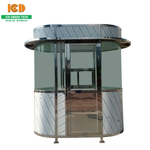 Cabin bảo vệ inox kính cong cao cấp cỡ nhỏ BGI-1025