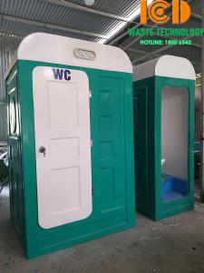 Nhà vệ sinh kèm nhà tắm di động nhựa Composite, sẵn hàng, giá rẻ