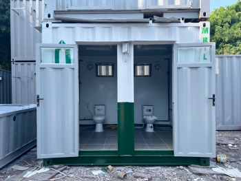 Nhà vệ sinh khung thép panel dạng container