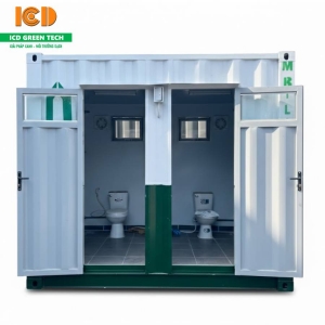 Nhà vệ sinh khung thép panel dạng container