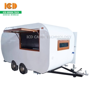 Quầy bán hàng lưu động có móc kéo