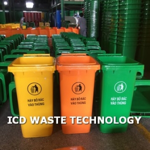 Đơn vị cung cấp thùng rác nhựa uy tín: thùng rác 100L, 120L, 240L, 360L, 660L,...